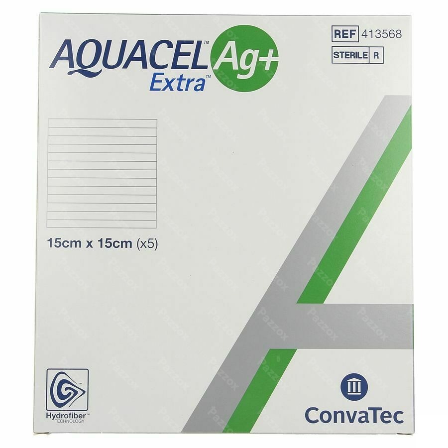 Aquacel Ag+ Extra 15 X 15cm 5 413568