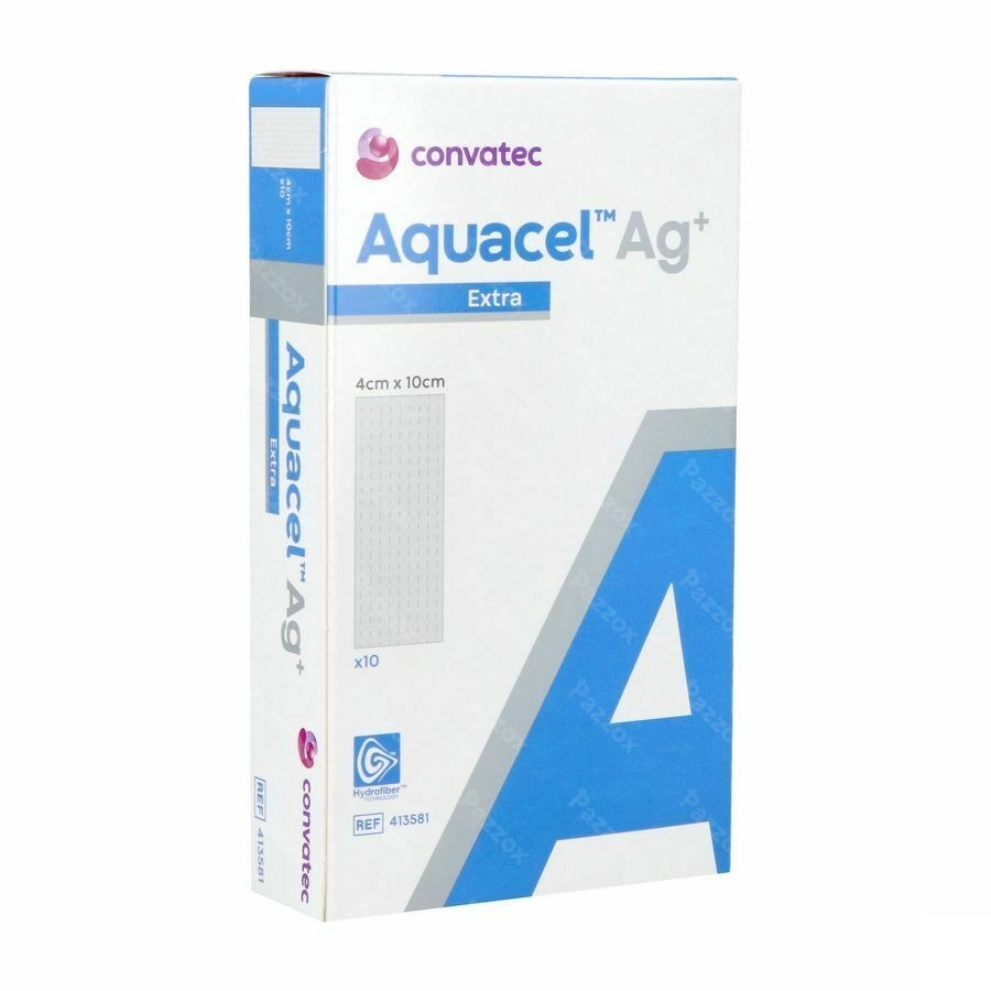 Aquacel Ag+ Extra 4 X 10cm 10 413581