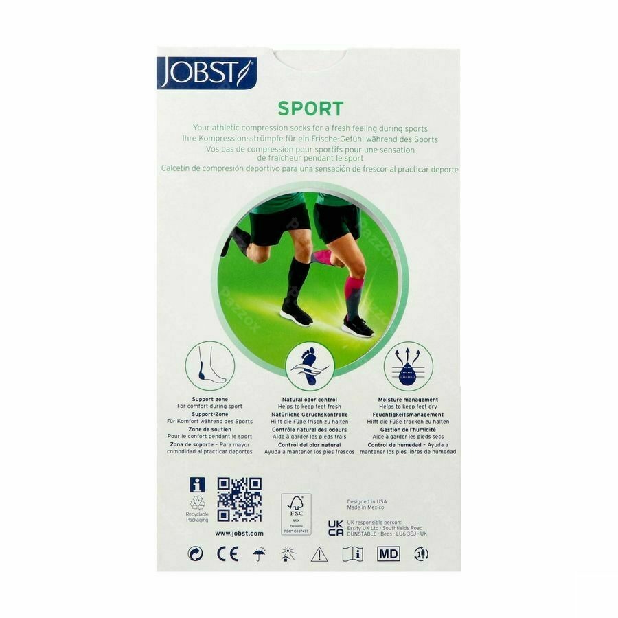 Jobst Sport 20-30 Ad Black M 1 7529071