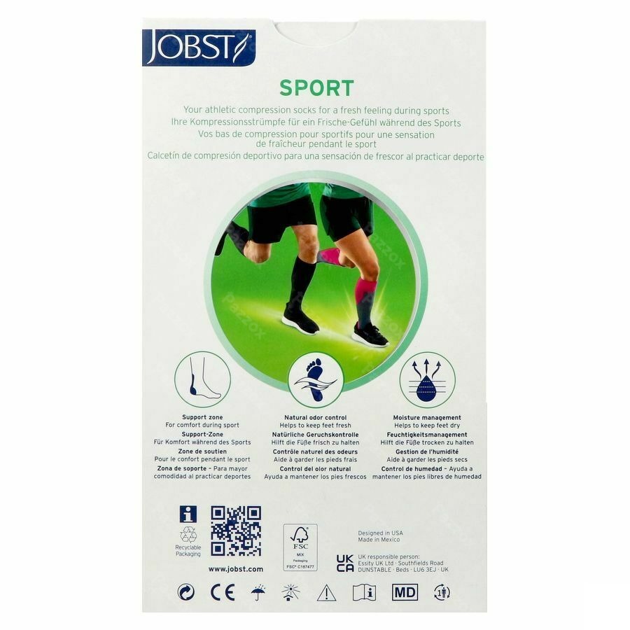 Jobst Sport 20-30 Ad Black M 1 7529071