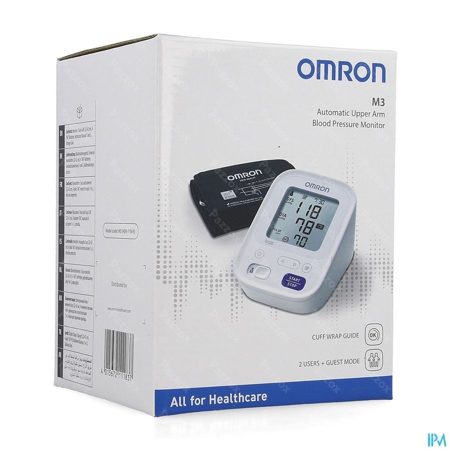 Omron M3 Tensiometre Bras Automatique - Pazzox, pharmacie en ligne