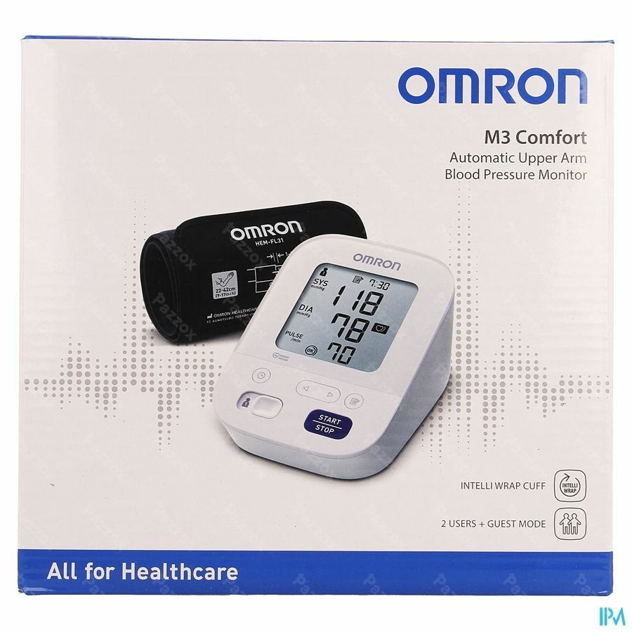 Omron M3 Comfort Tensiometre Bras Automat.