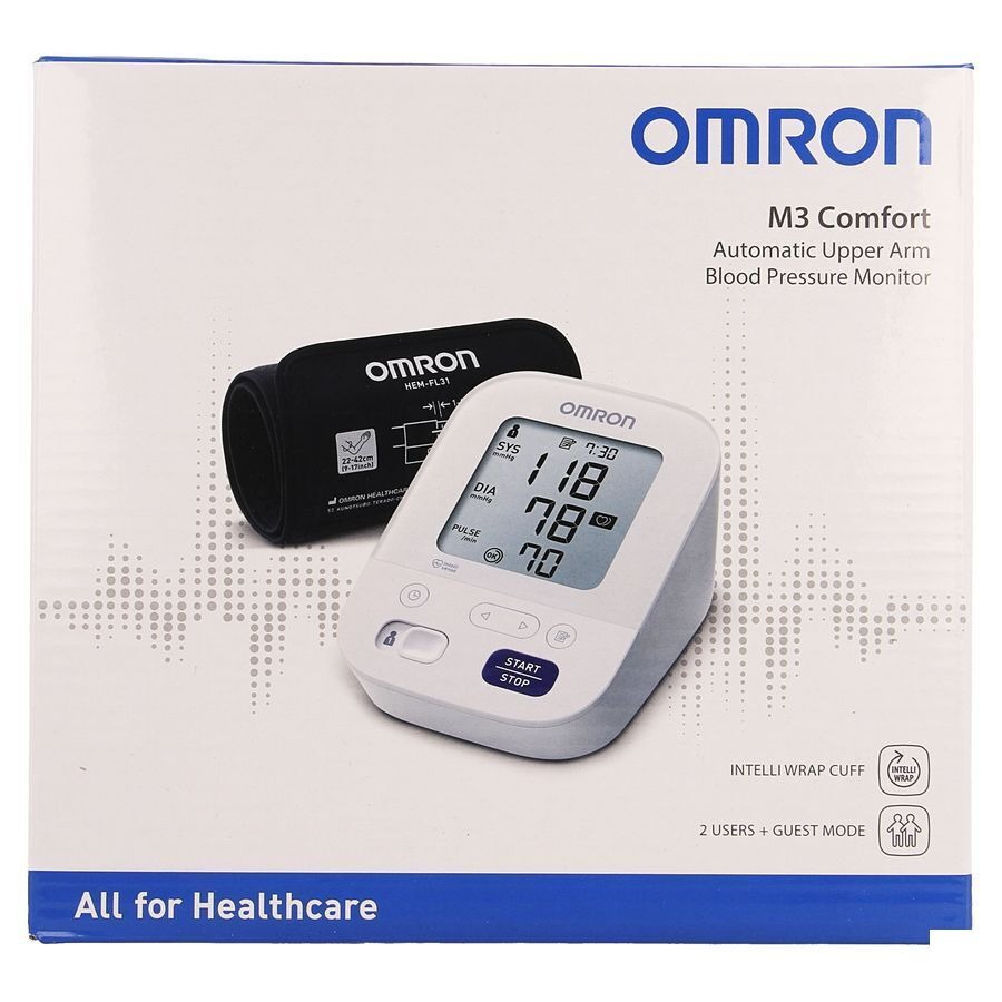 Omron M3 Comfort Tensiometre Bras Automat.
