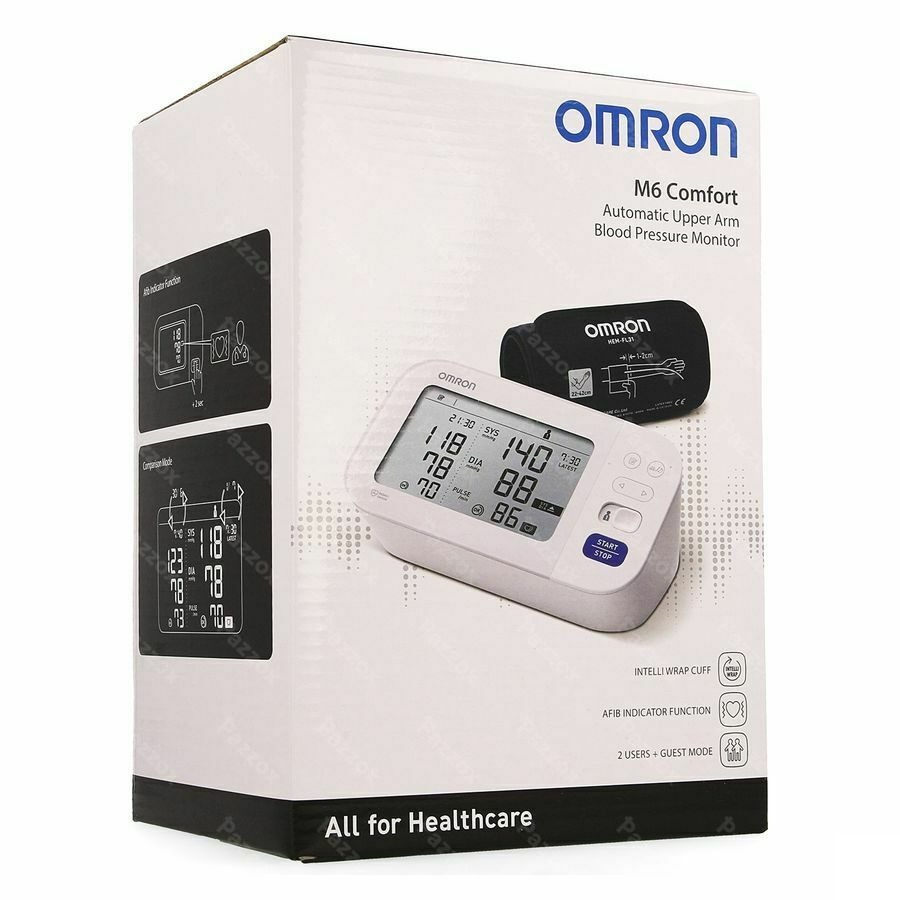 Omron M6 Comfort Tensiometre Bras Automatique - Pazzox