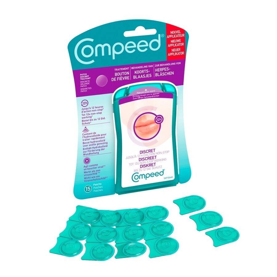Compeed Patch Bouton Fievre 15 Avec Applicateur