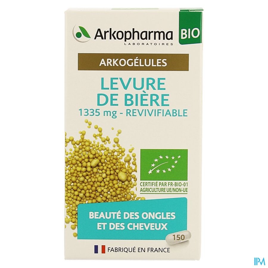 Arkogelules Levure Biere Bio Caps 150