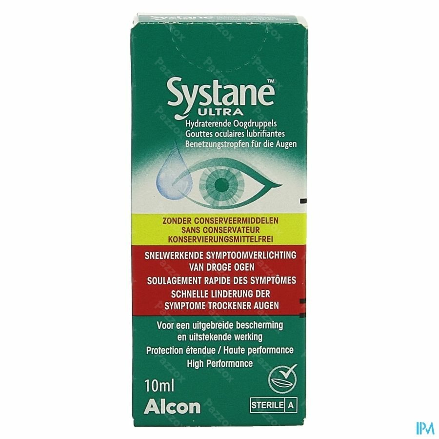 Systane Ultra Gouttes Oculaires Lubrifiantes Sans Conservateur 10ml
