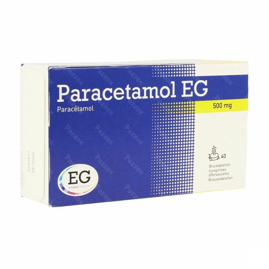 Paracetamol EG 500 Mg           Comp Eff. 40X500Mg