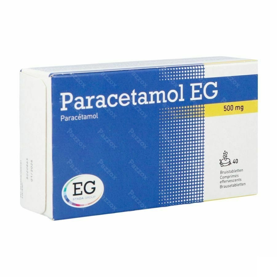 Paracetamol EG 500 Mg           Comp Eff. 40X500Mg