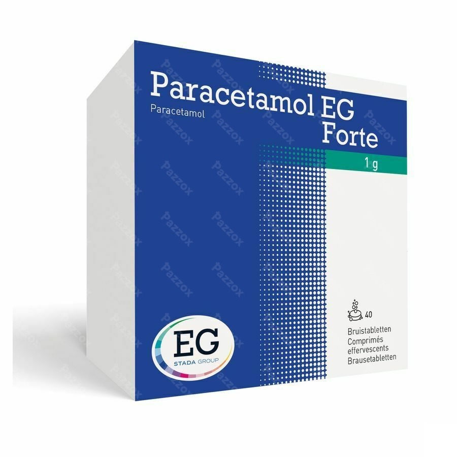 Paracetamol EG Forte 1G        Comp Eff. 40X1000Mg