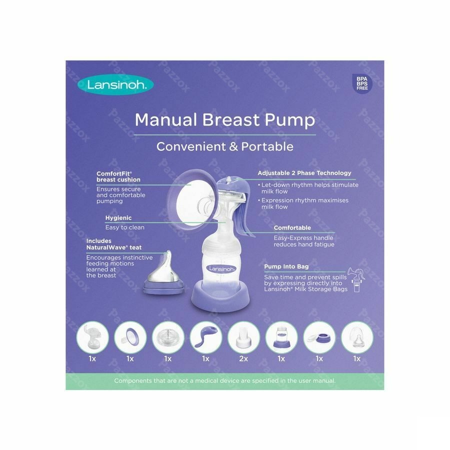 Lansinoh Tire-lait Manuel Natural Wave