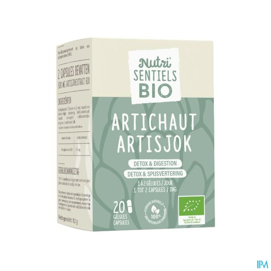 Nutrisentiels Artichaut Bio Comp 20