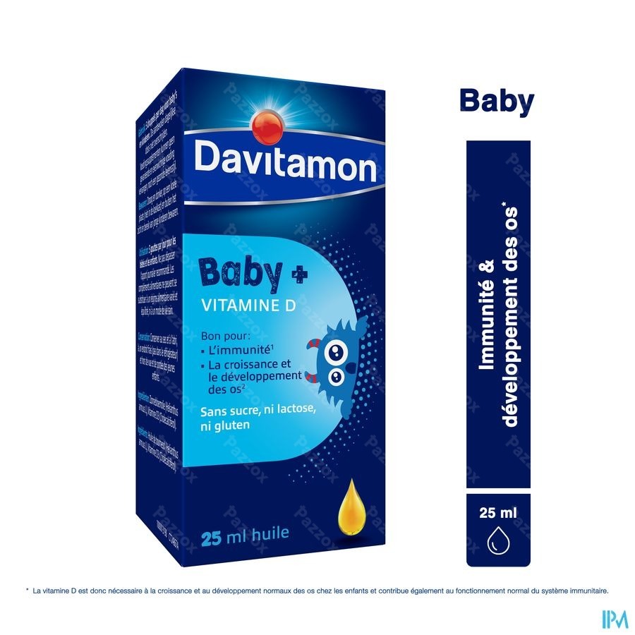Davitamon Baby Vitamine D Huile 25ml