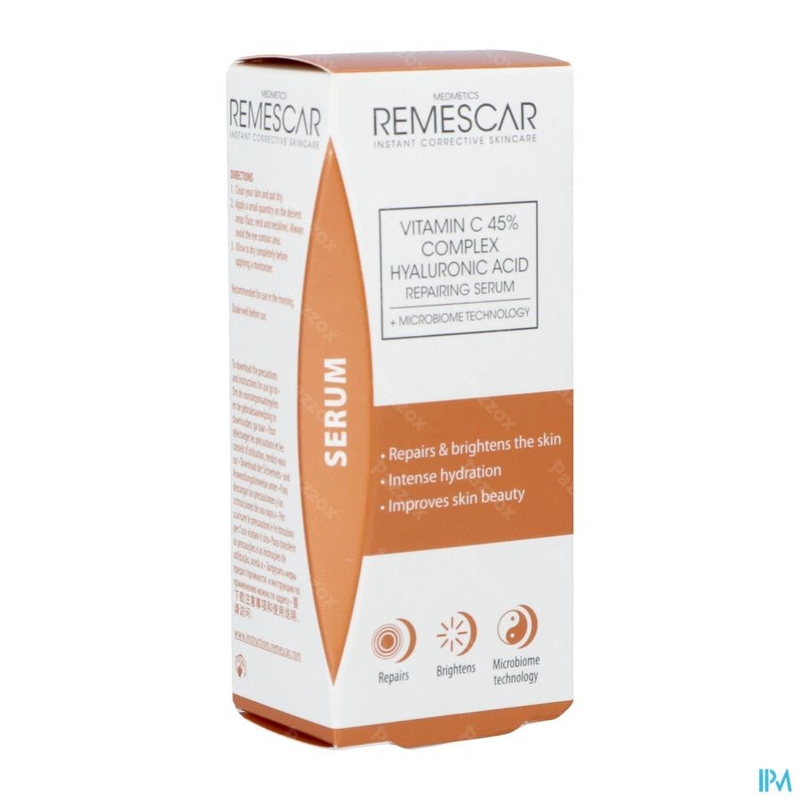 Remescar Vitamine C & Acid Hyaluron Serum Réparateur 30ml