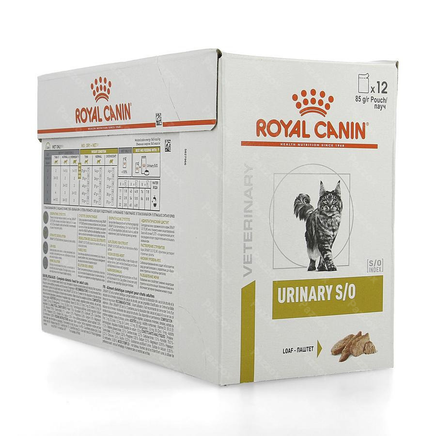 Royal Canin Cat Urinary S/o Loaf Wet 12x85g