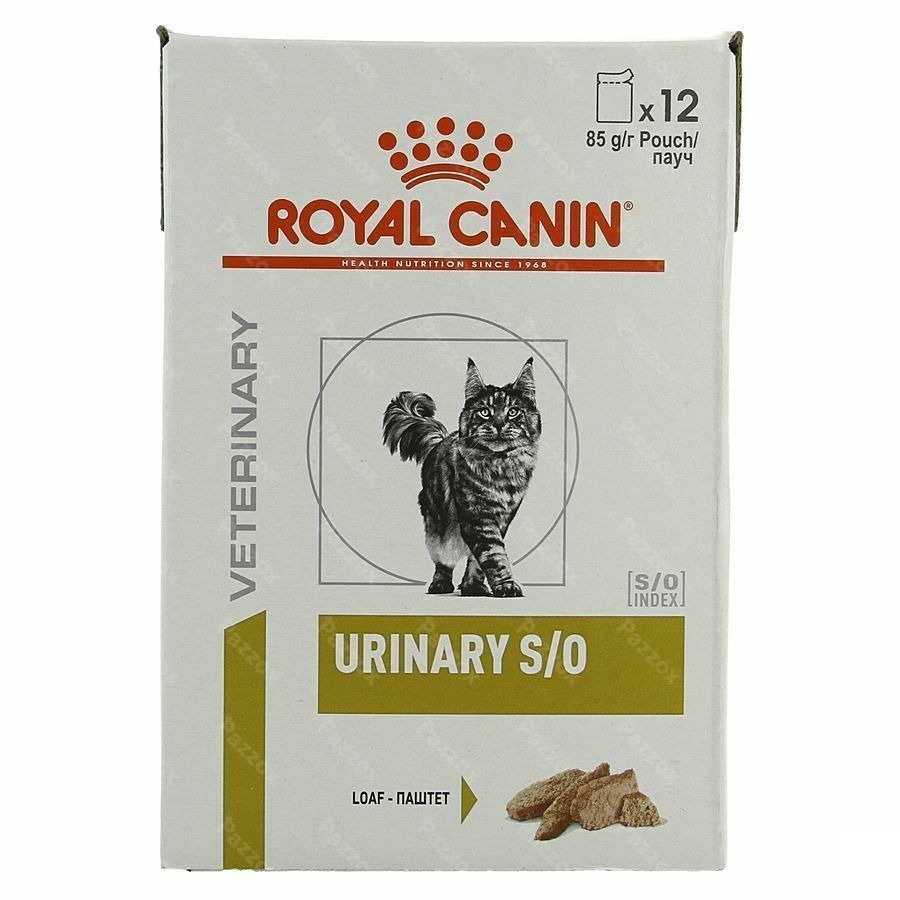 Royal Canin Cat Urinary S/o Loaf Wet 12x85g
