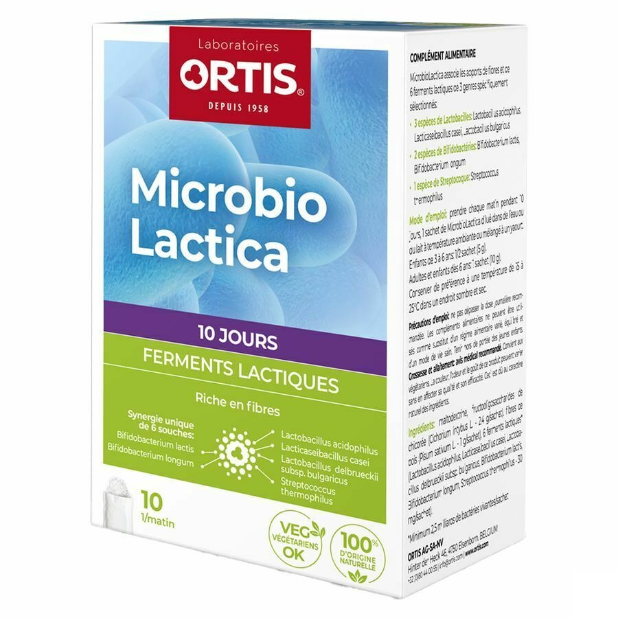 Ortis Microbio Lactica Pdr Sach 10x10g