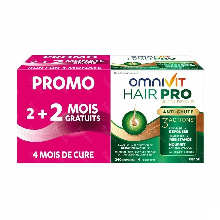 Omnivit Hair Pro Promo 2+2 Mois Gratuit