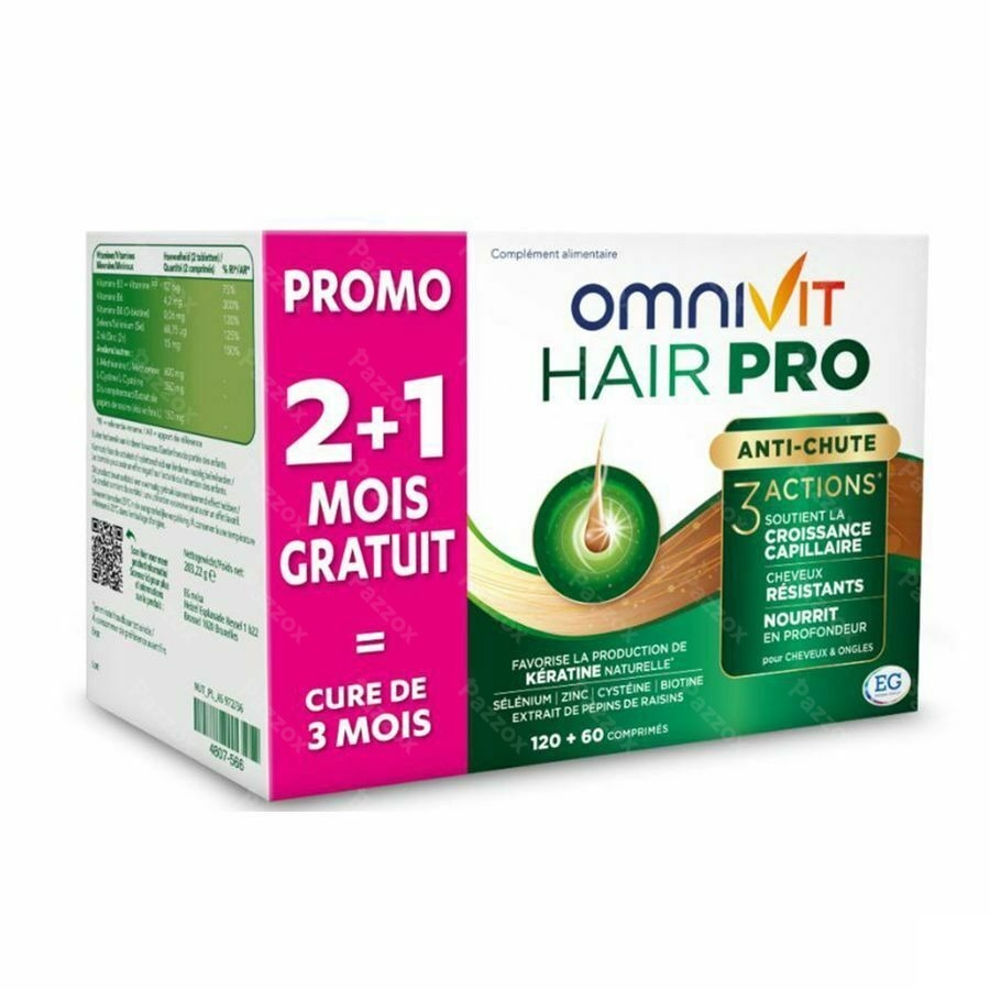 Omnivit Hair Pro Promo 2+2 Mois Gratuit