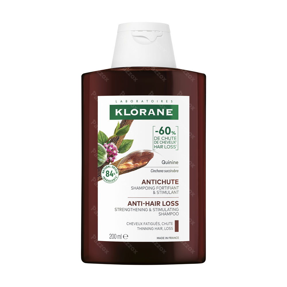 Klorane Force Cheveux Fatigués Shampoing Quinine & Edelweiss 200ml