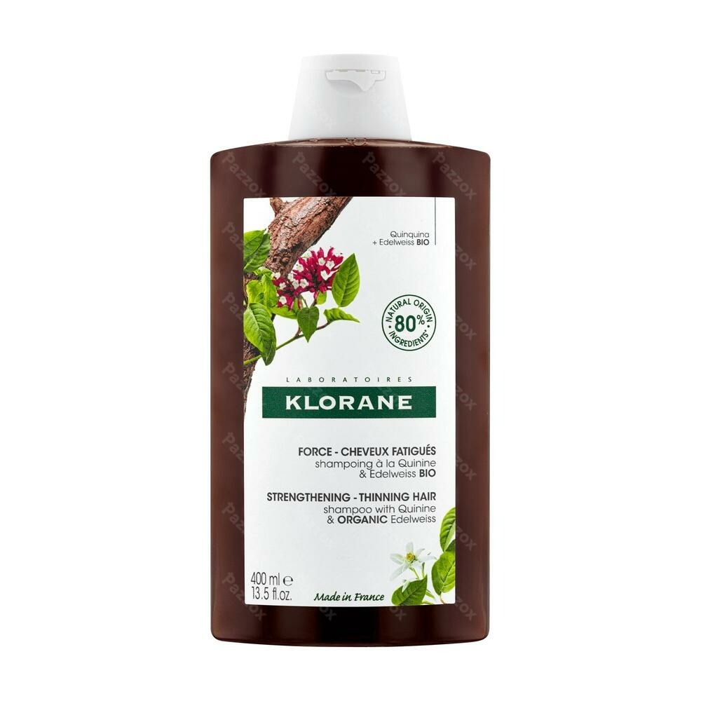 Klorane Shampooing Quinine & Edelweiss 400ml