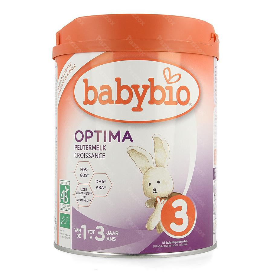 Babybio Optima 3 Lait Croissance 800g - Pazzox, pharmacie en ligne