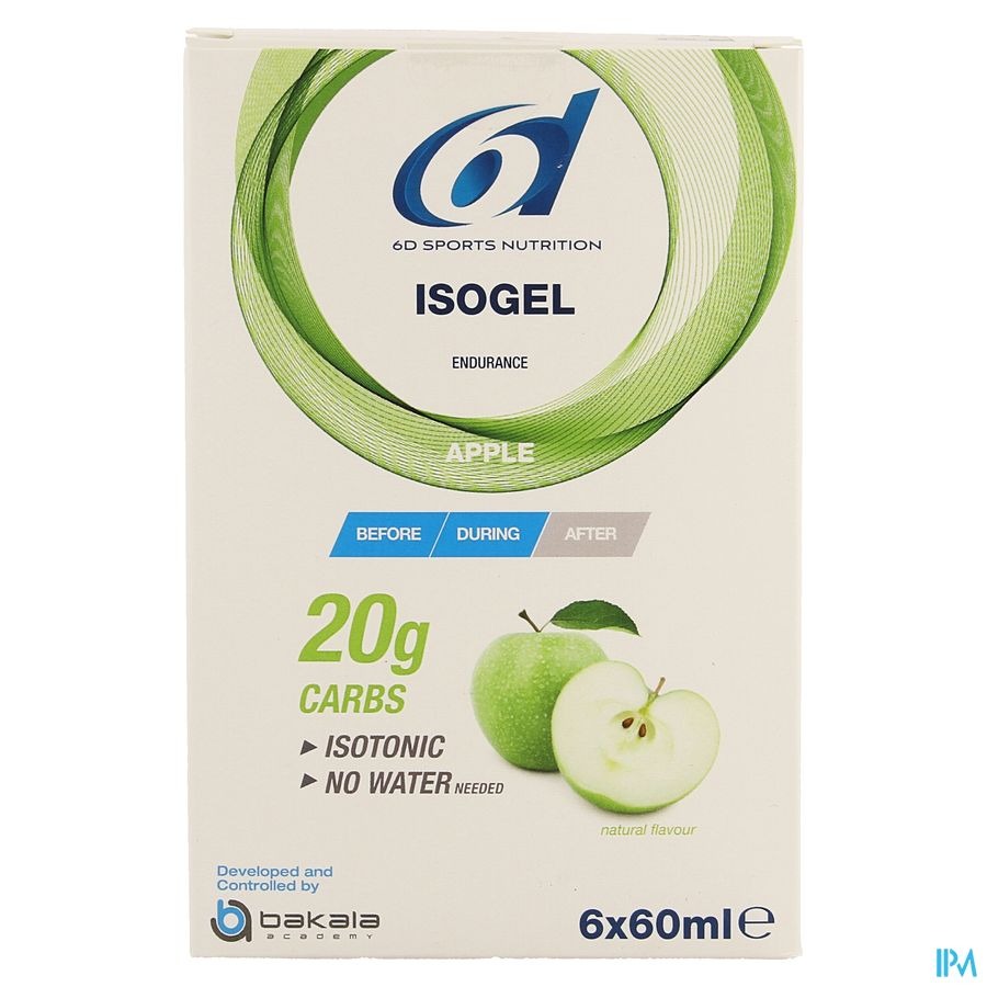 Sports Nutrition Isogel pomme 6x60ml
