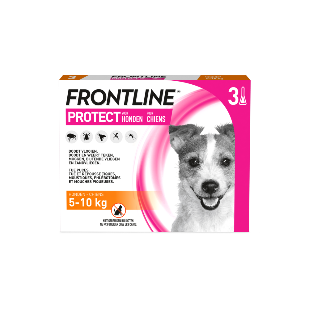 Frontline Protect Spot On Sol Chien 5-10kg Pipet 3