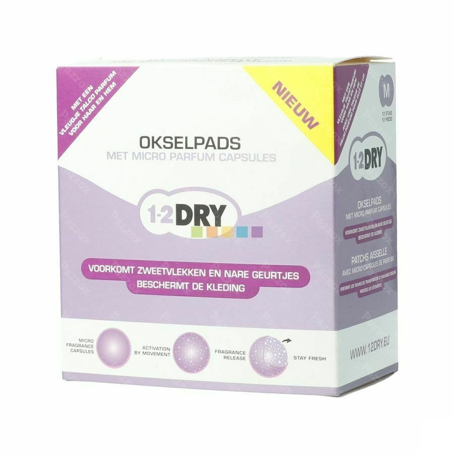 1-2 Dry Stop Aureoles Medium Fragranced 12