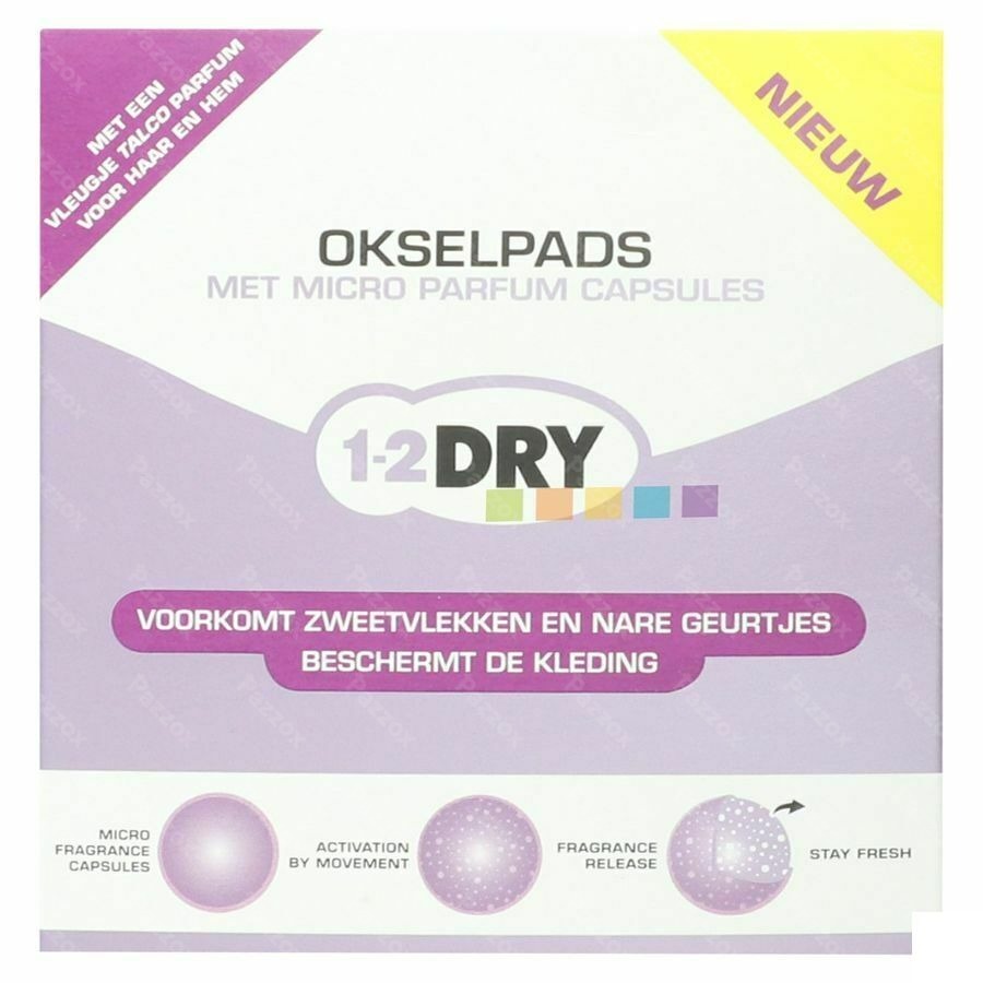 1-2 Dry Stop Aureoles Medium Fragranced 12