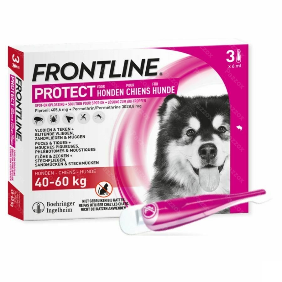 Frontline Protect Spot On Sol Chien 40-60kg Pipet3
