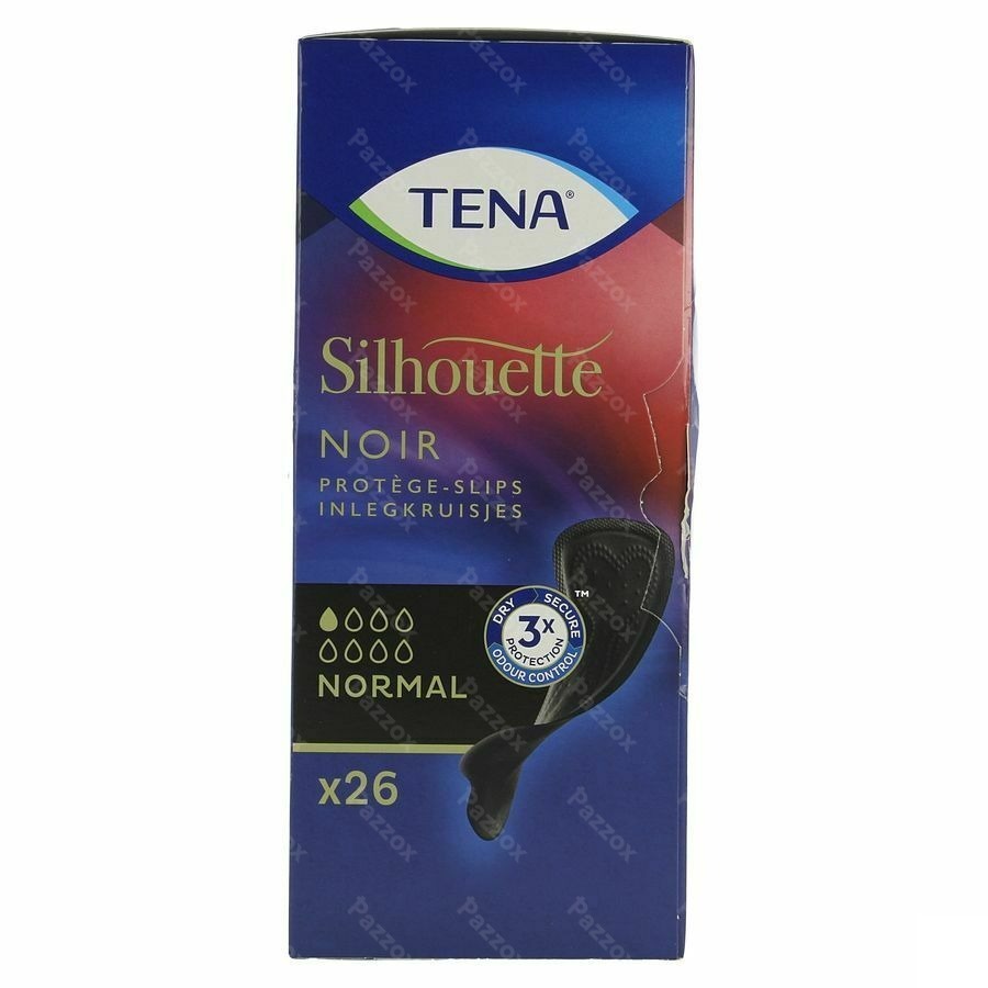 Tena Silhouette Normal Noir Liner 26