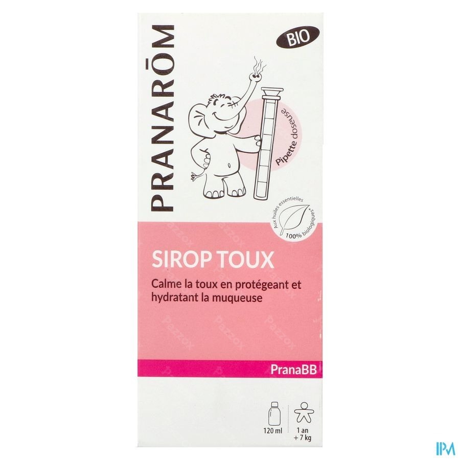 Pranarôm Sirop Gorge Toux Sèche Bio 100ml