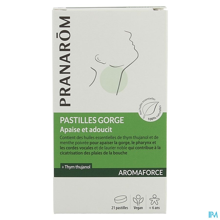 Pranarôm Aromaforce Pastilles Gorge Apaisante 
