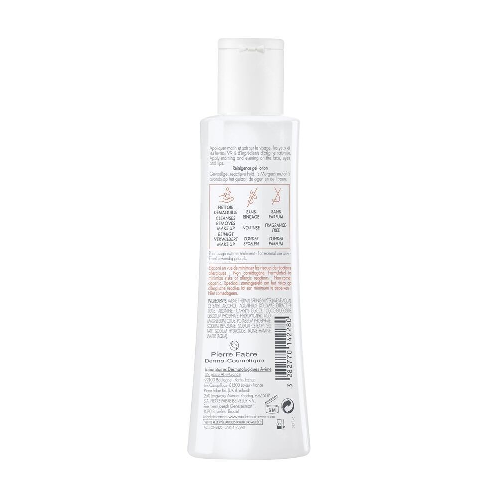 Avène Tolérance Lotion Nettoyante Gélifiée 200ml