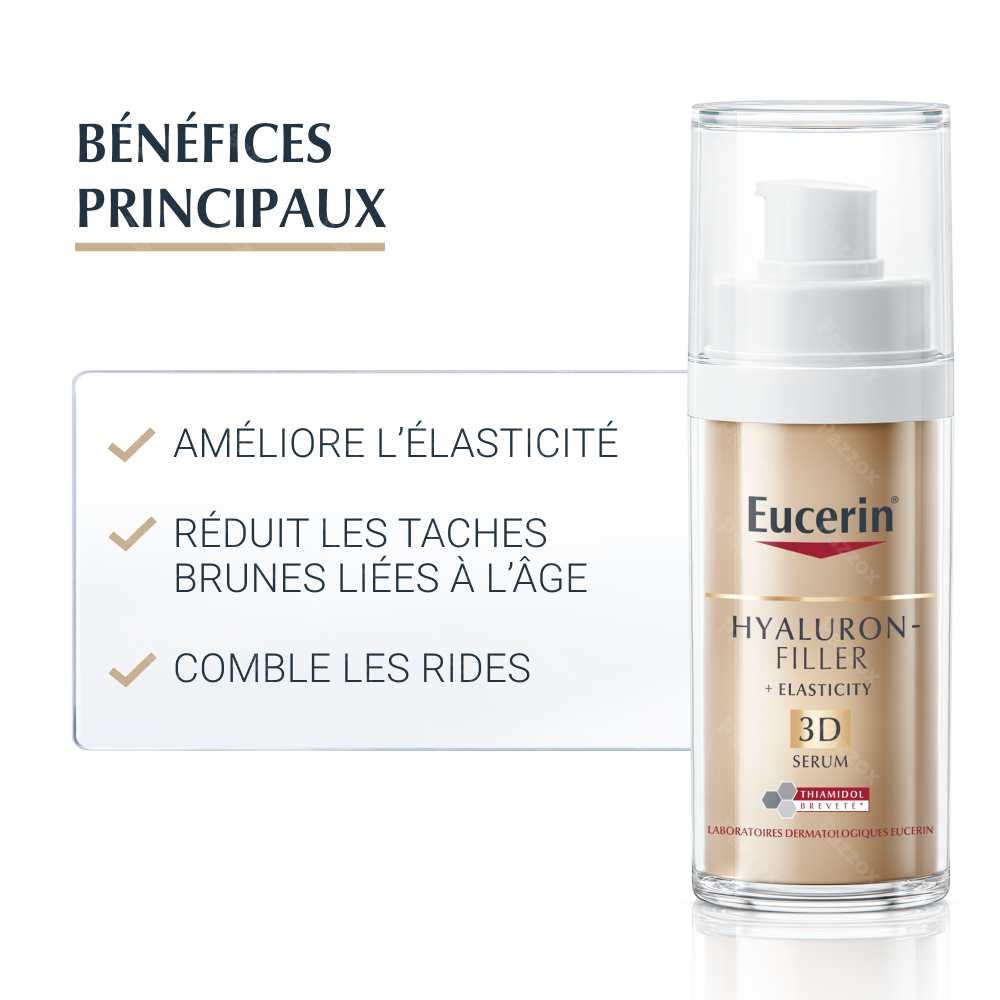 Eucerin Hyaluron-Filler + Elasticity 3D Sérum Anti-Rides et Anti-Age 30ml