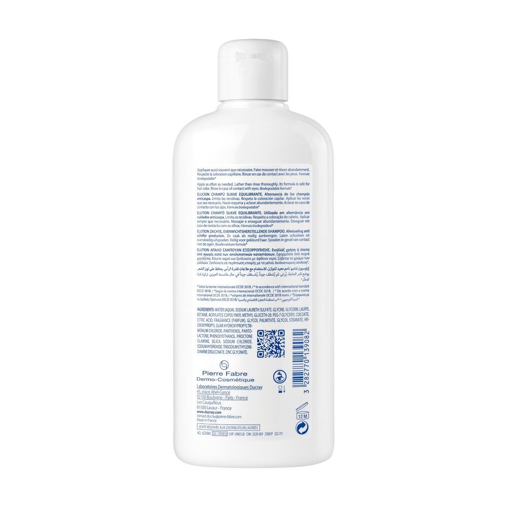 Ducray Elution Sh Doux Equilibrant 400ml