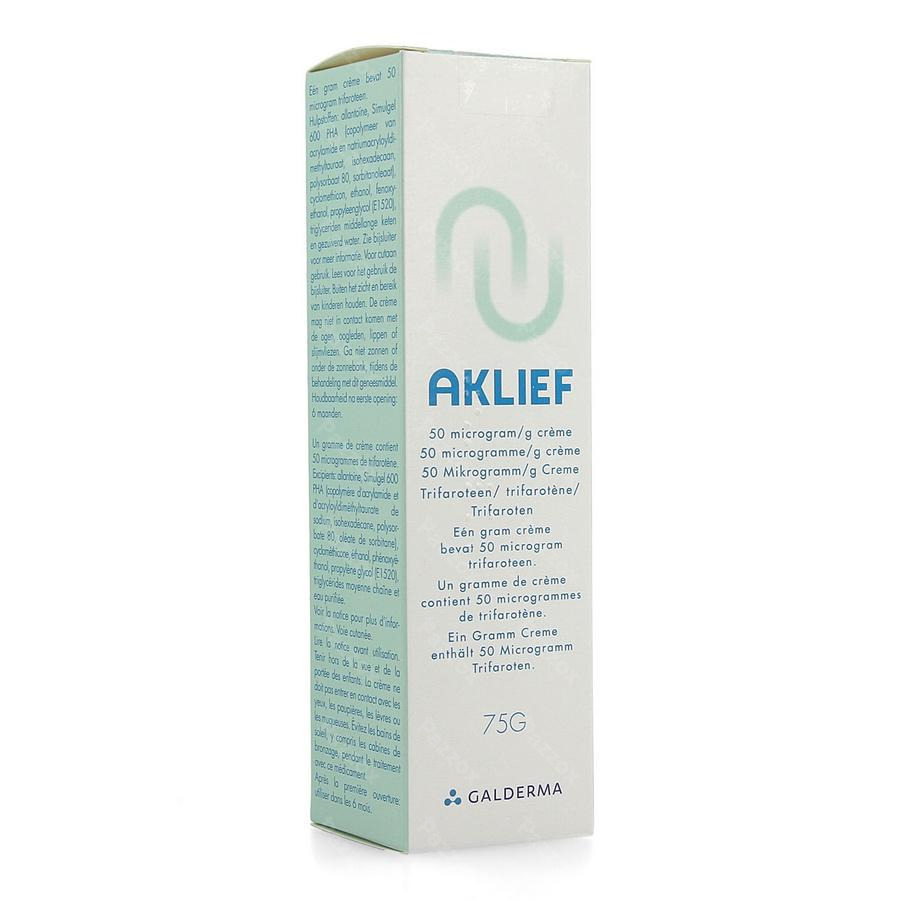 Aklief 50mg/g Creme 75g