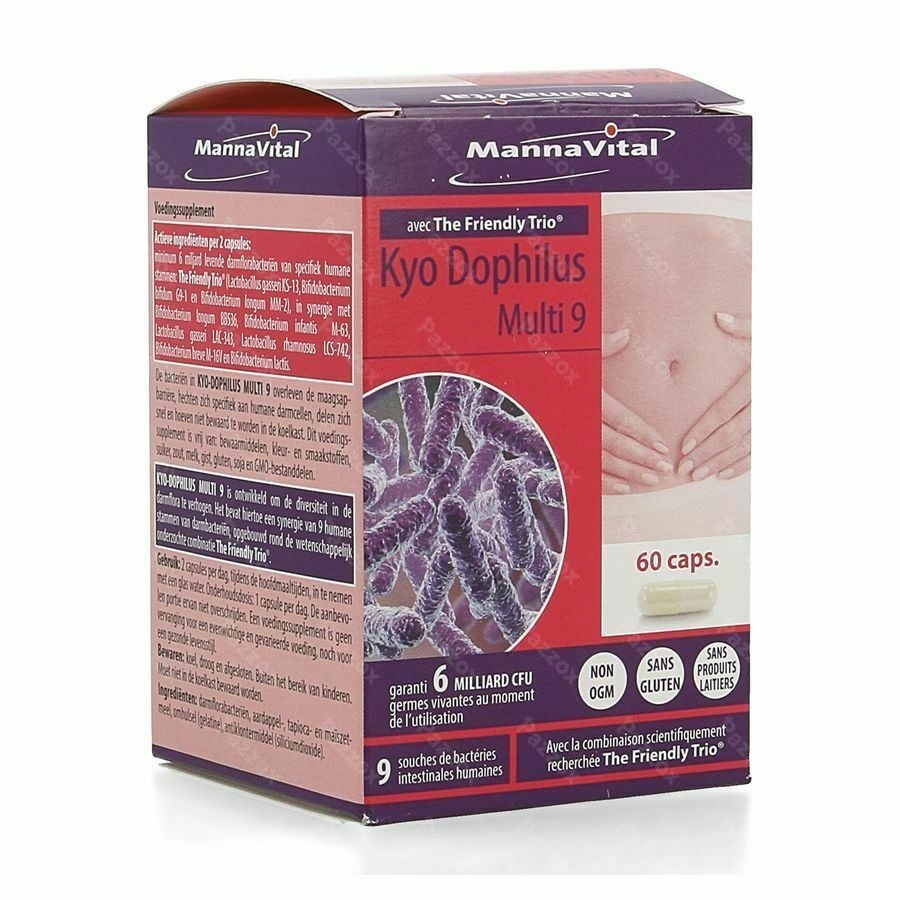 Mannavital Kyodophilus Multi 9 60 Gélules