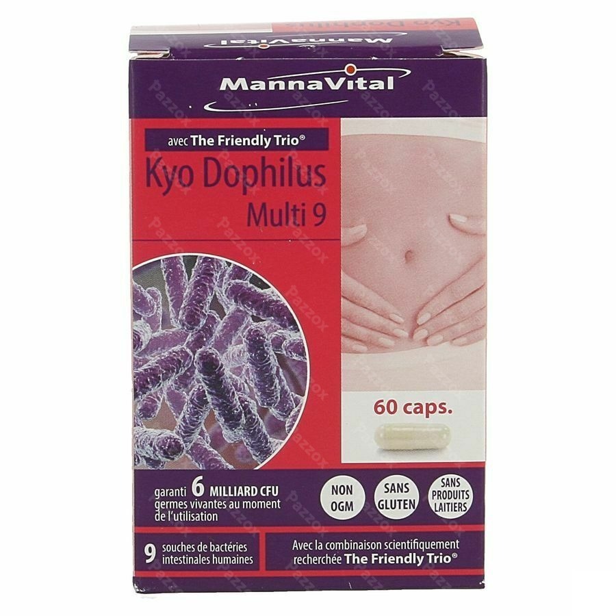 Mannavital Kyodophilus Multi 9 60 Gélules