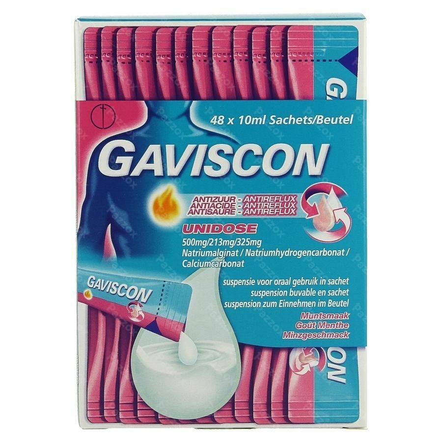 Gaviscon Antiacide-antireflux Susp Buv. Sach 48