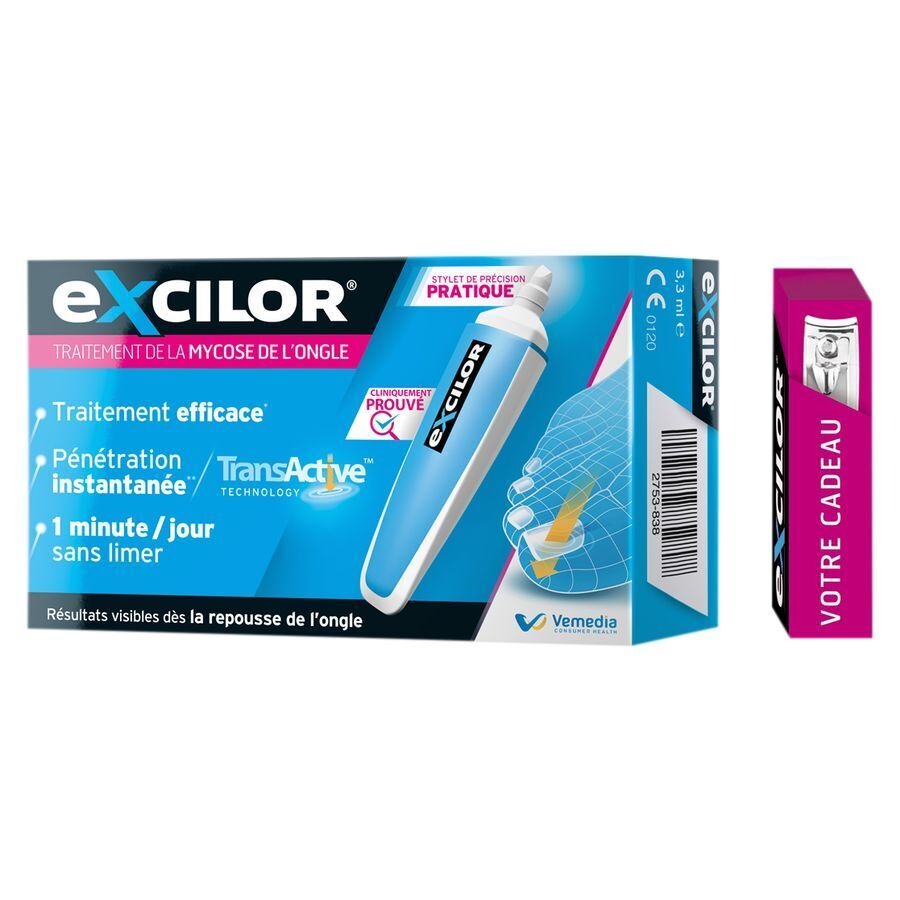 Excilor Traitement Mycose Ongles Stylet + Cadeau