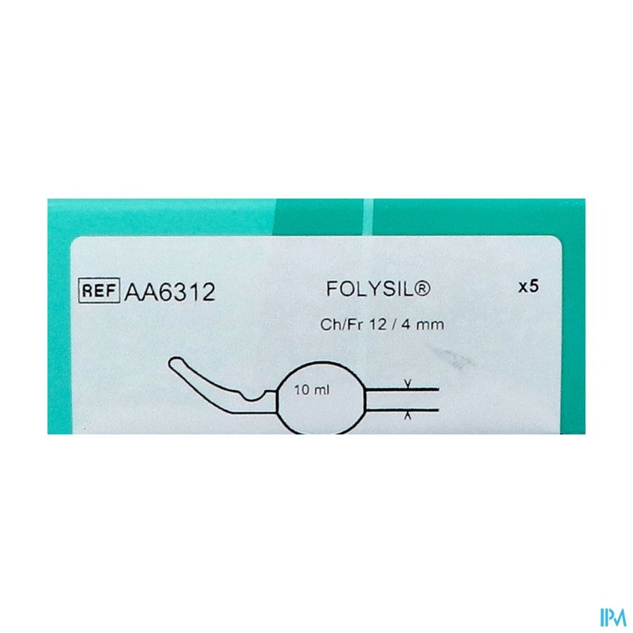 Folysil 2 Voies Tie Sil Cath 15ml 40cm Ch12 5