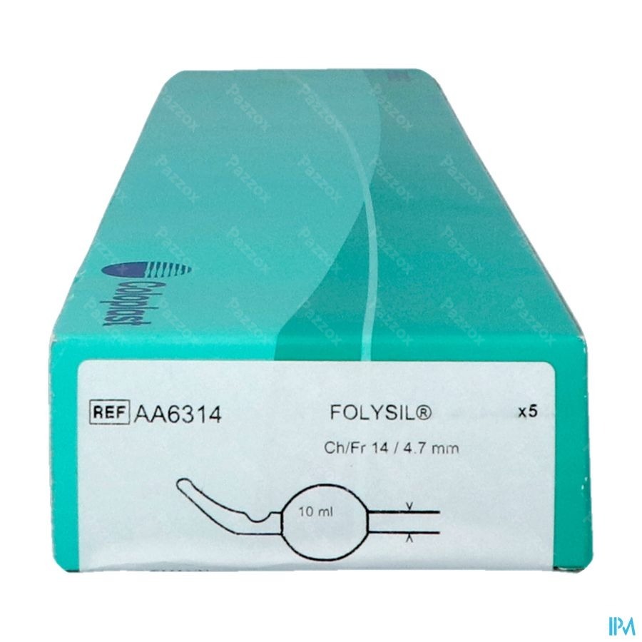 Folysil 2 Voies Tie Sil Cath 15ml 40cm Ch14 5