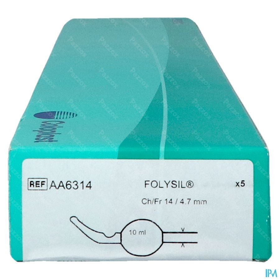 Folysil 2 Voies Tie Sil Cath 15ml 40cm Ch14 5