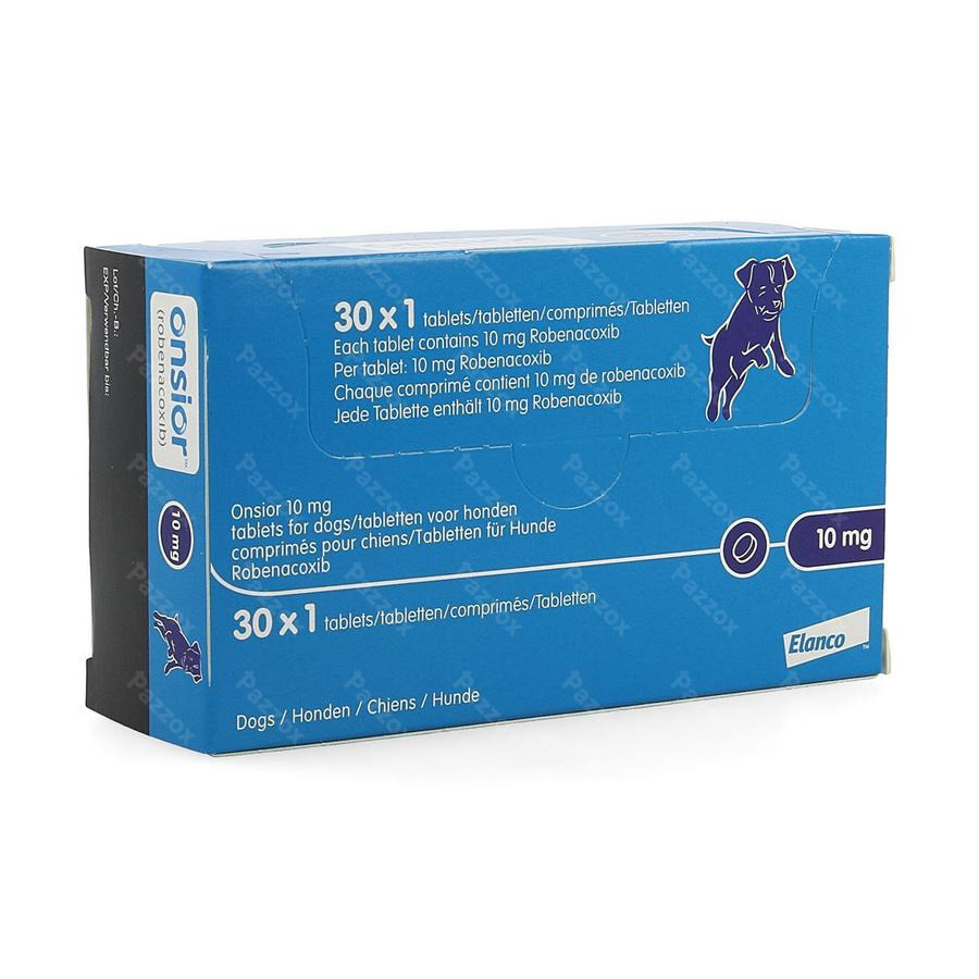 Onsior 10mg Chiens 5,0kg - <10kg Comp 30