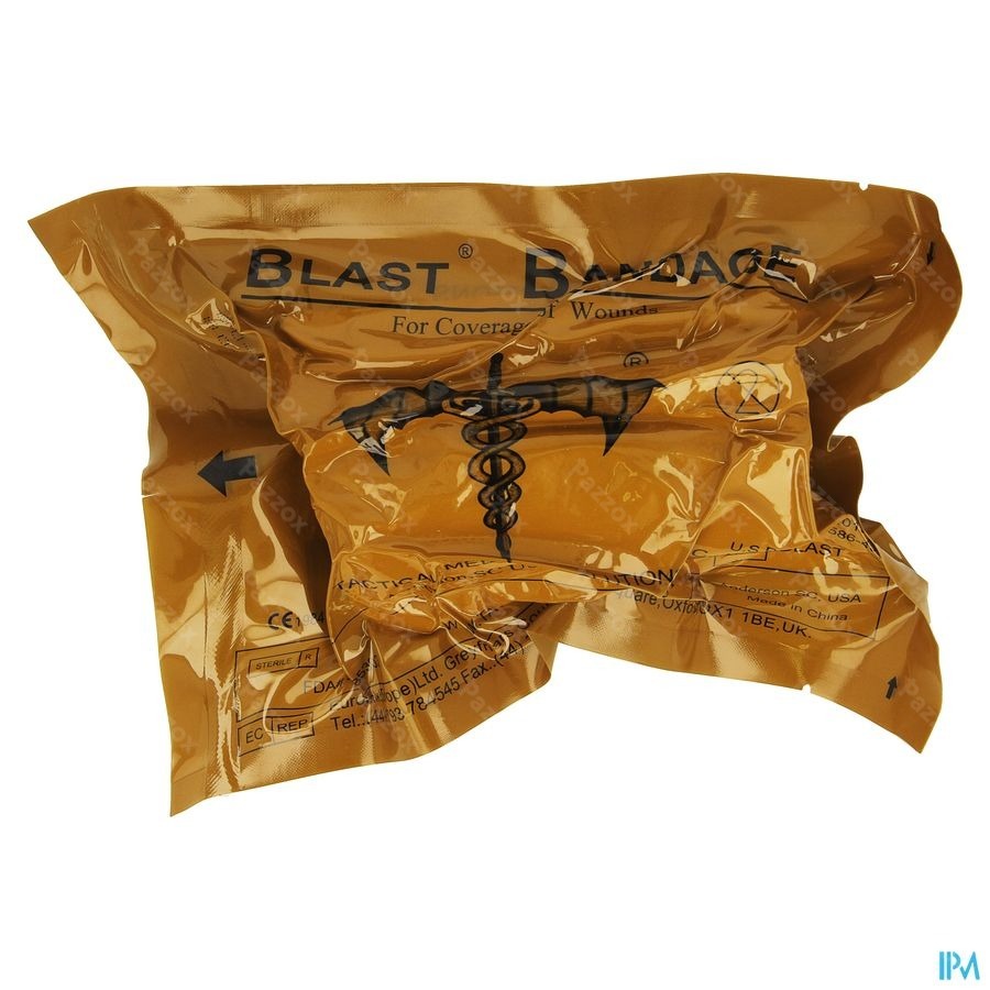 Blast Bandage 10x180cm Compresse 50x50cm