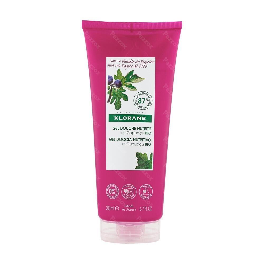 Klorane Corps Douche Gel Feuille Figuier 200ml