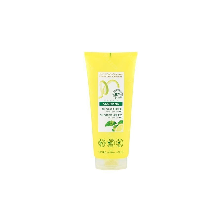 Klorane Corps Douche Gel Zeste Agrumes 200ml Nf