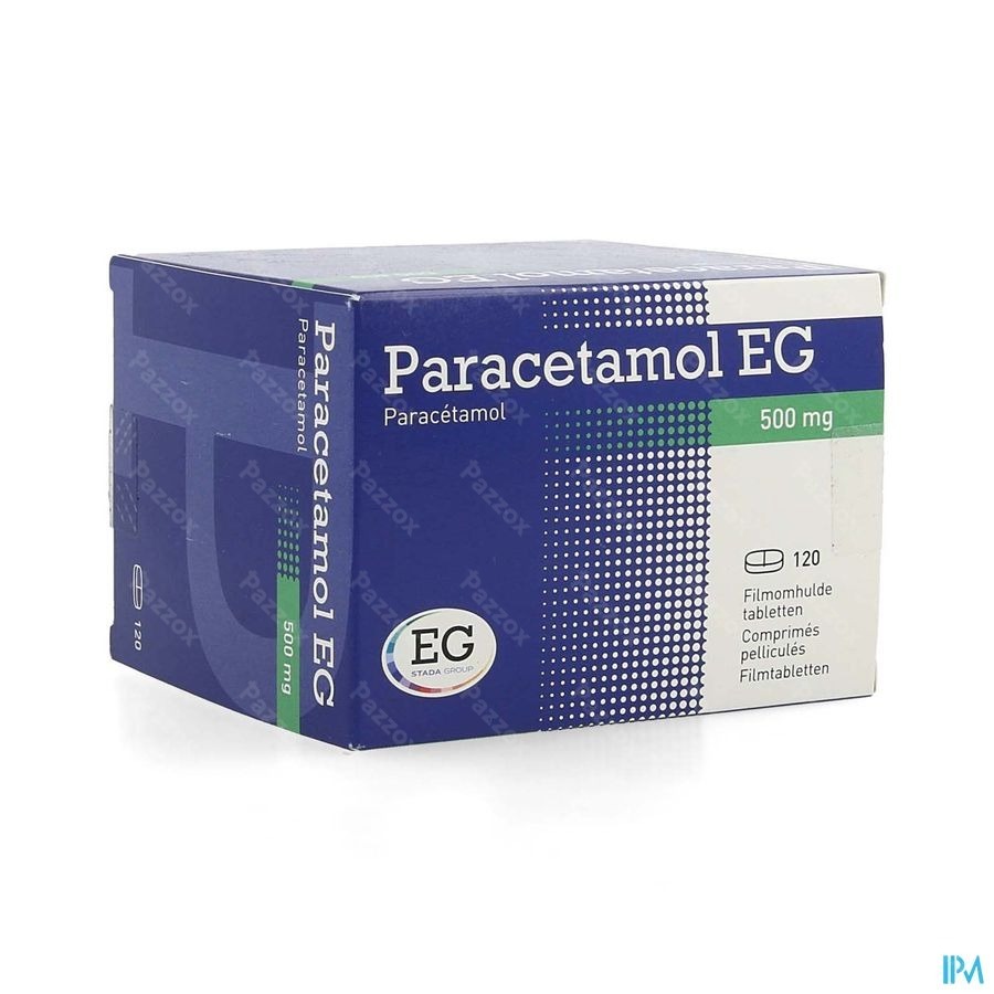 Paracetamol EG 500Mg Comp Pell 120 Blister